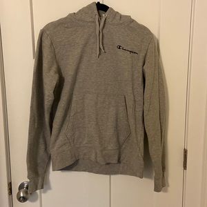 Embroidered Champion Grey Sweatshirt